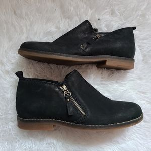 Hush Puppies ankle boots black leather comfort